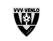 Zwart wit logo van VVV Venlo